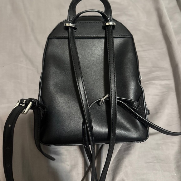 Michael Kors Pebbled Black Backpack - Picture 5 of 5